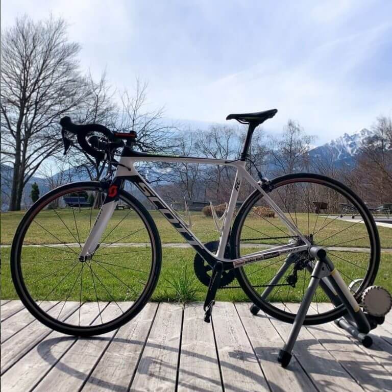 staying fit at home bike