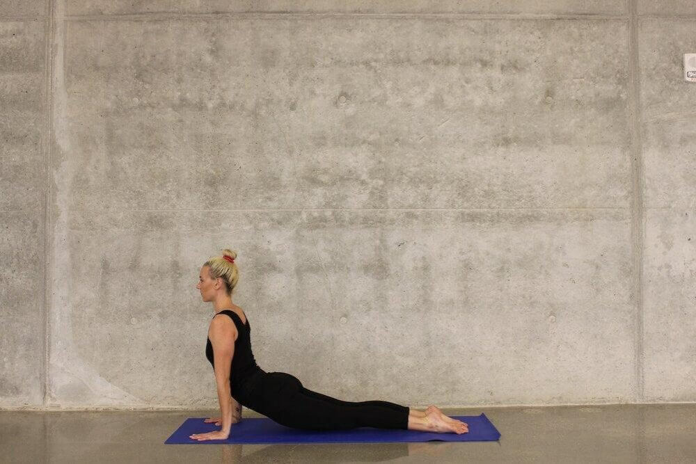 staying fit at home with yoga and stretching